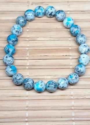 Bracelet en perles polies 8 mm Lapis Lazuli, zustand: Neu, 2,60 €, 3,43 € beinhaltet Vinted-Käuferschutz Pro