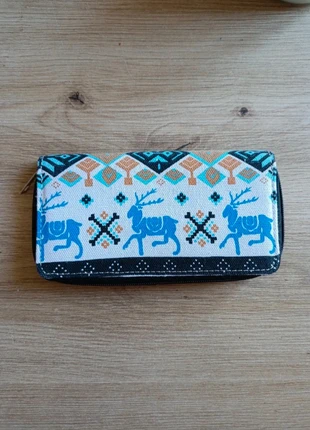 Portefeuille à motifs hivernaux, condition: New without tags, €5.00, €5.95 includes Buyer Protection