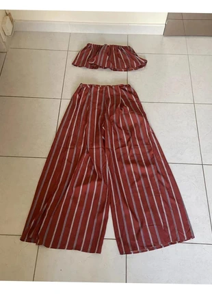 Ensemble orange rayé, marca: Shein, estado: Muito bom, tamanho: S / 36 / 8, €4.00, €4.90 inclui Proteção do Comprador