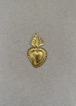 Ex voto cœur doré, état: Très bon état, 6,00 €, 7,00 € Protection acheteurs incluse