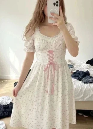 Robe longue fleurie manches bouffantes femme #011, marca: Edelwynn, estado: Muito bom, tamanho: M / 38 / 10, €46.99, €50.04 inclui Proteção do Comprador