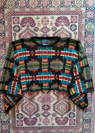 Pendleton Poncho - 100% Merino Wool - Aztec Jacquard - Navajo, marke: Pendleton, zustand: Sehr gut, größe: M / 38 / 10, 85,00 €, 89,95 € inklusive Vinted-Käuferschutz