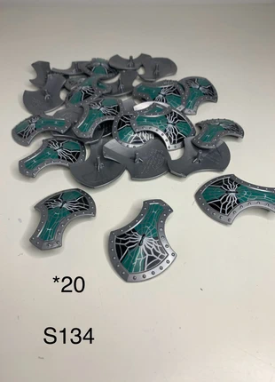 20 boucliers Playmobil S134, marque: Playmobil, état: Très bon état, taille: Prématuré, jusqu'à 44cm, 8,00 €, 9,10 € Protection acheteurs (Pro) incluse