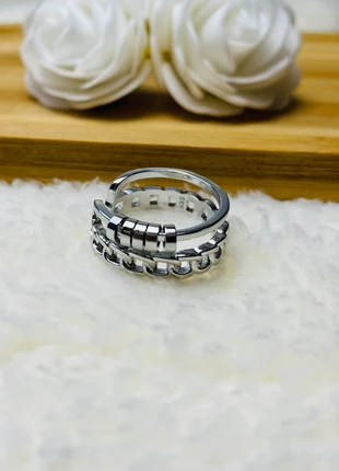Bague Anti Stress en argent 925 ajustable tendance, marke: Argent, zustand: Sehr gut, größe: Größenverstellbar, 10,90 €, 12,15 € inklusive Vinted-Käuferschutz