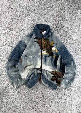 Full Zip Polar Fleece Vintage Graphic Y2k Opium Retro Design, merk: Vintage Dressing, staat: Heel goed, maat: XXL, € 34,95, € 37,40 inclusief Kopersbescherming