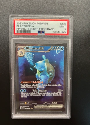 Pokemon Card Blastoise Alt Art Special Illustration Rare 151 200/165 Psa 9 no Charizard 10, merk: Pokémon, staat: Heel goed, € 129,90, € 137,10 inclusief Kopersbescherming
