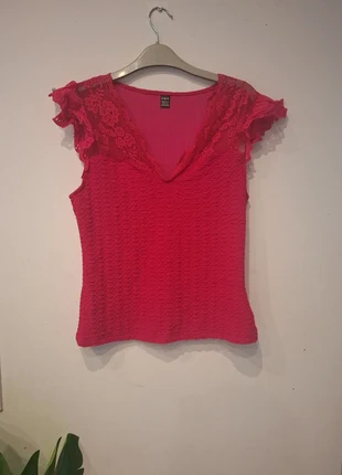 Haut rose manche dentelle t xl 42 shein neuf, brand: Shein, condizioni: Nuovo senza cartellino, taglia: XL / IT 46 / EU 42, €2.00, €2.80 include la Protezione acquisti