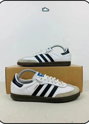 Paire de chaussures Sneakers Adidas Samba OG blanche et grise taille 42 2/3 homme, marke: adidas, zustand: Sehr gut, größe: 42.5, 77,90 €, 82,50 € beinhaltet Vinted-Käuferschutz Pro
