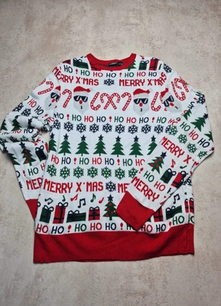 Pull de Noël Livergy tricot festif rouge vert blanc taille M homme motif sapin renne flocon, marca: Livergy, estado: Muy bueno, tamaño: M, 10,99 €, 12,24 € Protección al comprador incluida