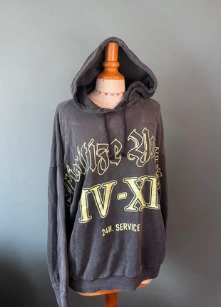 🩶 Sweat oversize à capuche Zara, brand: Zara, condition: Very good, size: S / 36 / 8, €10.00, €11.20 includes Buyer Protection