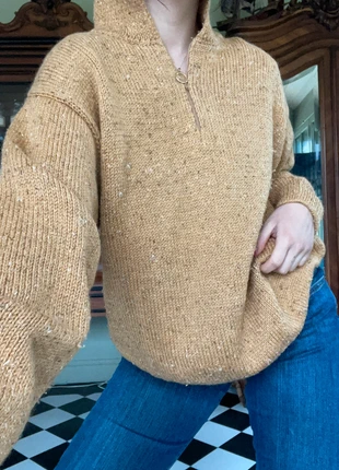 Pull vintage oversize 80’s 90’s 100% laine fait main jaune beige crew neck fermeture, marque: Fait Main, état: Très bon état, taille: L / 40 / 12, 20,00 €, 21,70 € Protection acheteurs (Pro) incluse