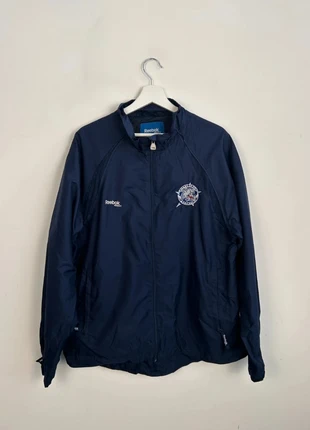 Veste Légère Trackjacket Homme Reebok Hockey Marine & Blanche | Taille M | Très Bon État | TJ42, marca: Reebok, estado: Muito bom, tamanho: M, €11.70, €12.99 inclui Proteção do Comprador Pro