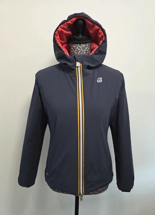 Manteau parka réversible rembourrée K-way Lily warm double bleu rose taille 14 ans 🔥, marque: K-Way, état: Très bon état, taille: 14 ans / 164 cm, 129,00 €, 136,15 € Protection acheteurs (Pro) incluse