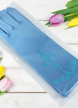 Gants bleu foncé / Accessoire de princesse, état: Neuf avec étiquette, taille: Taille unique, 5,00 €, 5,95 € Protection acheteurs incluse