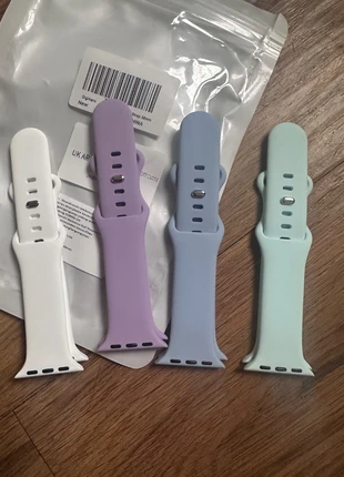 Set of 4 Apple Watch Silicone Straps – Pastel Colours (38mm), brand: Source Unknown, condition: New with tags, £8.00, £9.10 includes Buyer Protection