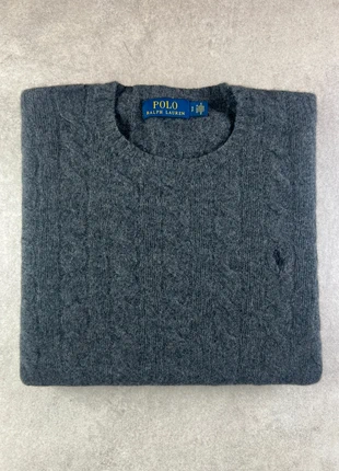 Pull Torsadé Polo Ralph Lauren Gris Taille S Cable Knit Col Rond Crewneck Cachemire A049, marke: Ralph Lauren, zustand: Sehr gut, größe: S, 54,99 €, 58,44 € inklusive Vinted-Käuferschutz