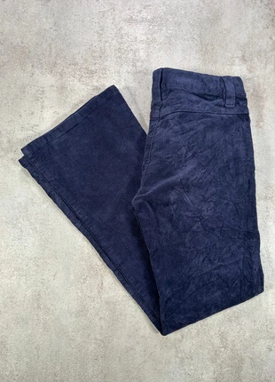 Pantalon Vintage En Velours Côtelé / Corduroy Kayci bleu marine droit cargo taille 10, marke: Vintage Dressing, zustand: Sehr gut, größe: XS / 34 / 6, 15,00 €, 16,45 € beinhaltet Vinted-Käuferschutz Pro