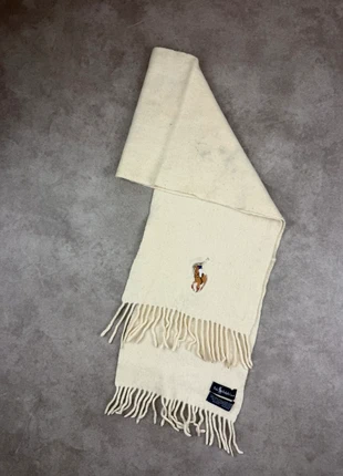 Écharpe Scarf Ralph Lauren Crème - Taille 114x23cm, marque: Ralph Lauren, état: Très bon état, 25,00 €, 26,95 € Protection acheteurs (Pro) incluse