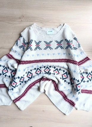 Pull crewneck en maille motif géométrique style ethnique vintage rétro y2k taille XL, brand: Vintage Dressing, condizioni: Ottime, taglia: XL, €39.00, €41.65 include la Protezione acquisti