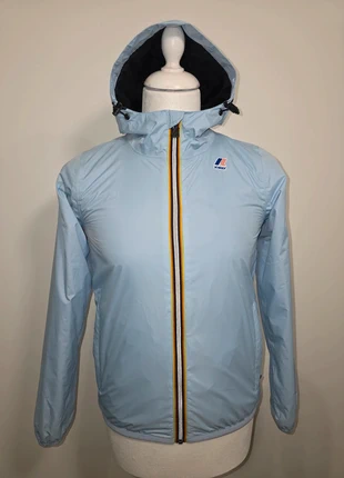 Manteau parka rembourré imperméable K-way Le vrai Claude warm 3.0 bleu clair taille XS mixte 🔥, merk: K-Way, staat: Heel goed, maat: XS / 34 / 6, € 149,00, € 157,15 inclusief Kopersbescherming Pro