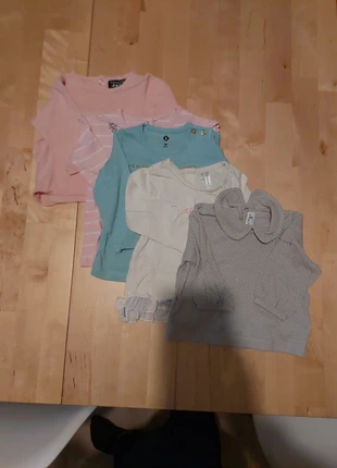 Lot de 5 T-shirt manches longues fille 6 mois, marke: Orchestra, zustand: Sehr gut, größe: 6-9 Monate / 68, 3,00 €, 3,85 € inklusive Vinted-Käuferschutz