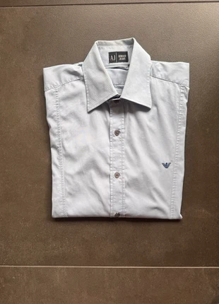Armani Jeans Hemd – Lichtblauw, Maat xl valt als M!, marca: Armani Jeans, estado: Bueno, tamaño: M, 21,00 €, 22,75 € Protección al comprador incluida