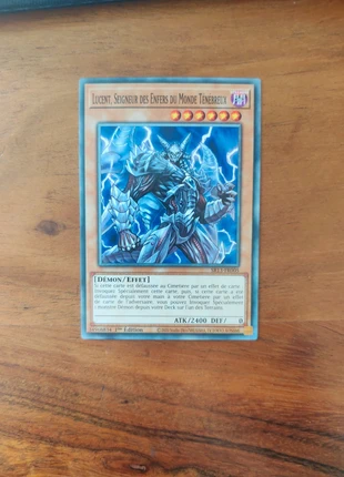 Carte yu-gi-oh française lucent seigneur des enfers du monde ténébreux, brand: Yu-Gi-Oh!, condition: Very good, €1.00, €1.75 includes Buyer Protection