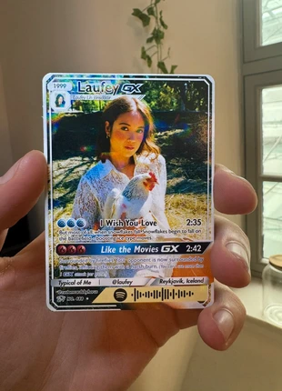Laufey holographic trading card Mitski, brand: customcardsbyhorus, condition: Very good, £10.00, £11.20 includes Buyer Protection