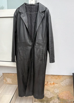 Manteau long cuir, marque: Angelo Litrico, état: Très bon état, taille: L, 35,00 €, 37,45 € Protection acheteurs incluse