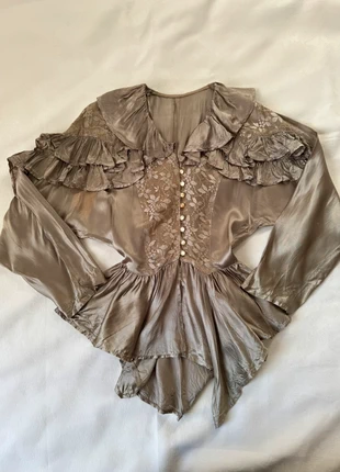 Camisa victoriana vintage, marque: COQUETTE, état: Bon état, taille: XS / 34 / 6, 8,00 €, 9,10 € Protection acheteurs incluse