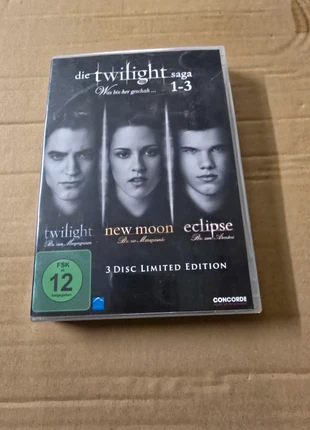 Twilight Saga 1 - 3 New Moon Eclipse DVD, état: Bon état, 3,00 €, 3,85 € Protection acheteurs incluse