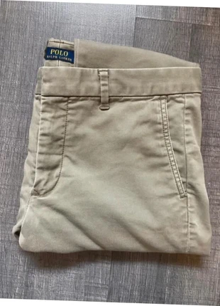 Pantalon chino slim Polo Ralph Lauren femme beige W32 US6 coton stretch, brand: Ralph Lauren, condizioni: Ottime, taglia: XXS / IT 36 / EU 32, €12.00, €13.30 include la Protezione acquisti