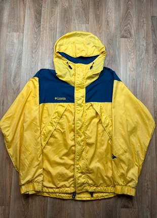 Veste Coupe-vent Imperméable Columbia vintage | Jaune et bleu marine | Taille M Hommes, brand: Columbia, condition: Good, size: M, €15.00, €16.45 includes Buyer Protection