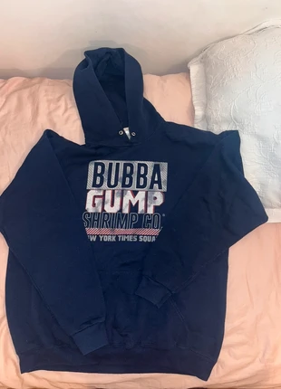 sweat à capuche Bubba Gump bleu marine, marque: Bubba Gump, état: Très bon état, taille: XL / 42 / 14, 7,00 €, 8,05 € Protection acheteurs incluse