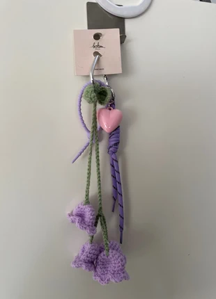 Grigri de sac fleur laine violet pastel et cordon idee cadeau de noël, marca: Bohm, estado: Muito bom, €7.90, €9.00 inclui Proteção do Comprador Pro