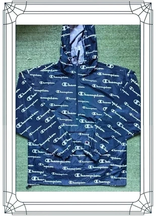 Veste imperméable demi zippé à capuche noire champion vintage taille M, brand: Champion, condition: Very good, size: M, €32.00, €34.30 includes Buyer Protection