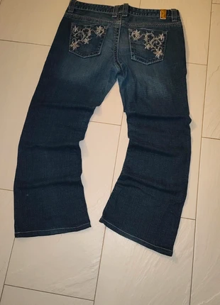 Y2K Low waisted Baggy and flared Miss Me Style Jeans, merk: Miss Me, staat: Heel goed, maat: S / 36 / 8, € 42,95, € 45,80 inclusief Kopersbescherming