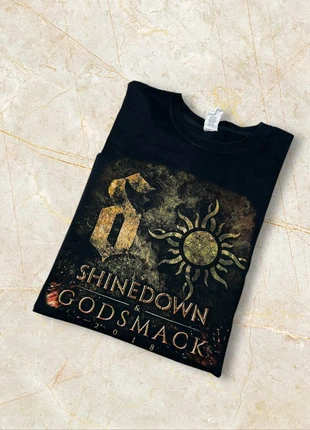 T-shirt Godsmack Vintage Noir Jaune Imprimé Taille XXL, brand: Godsmack, condition: Good, size: XXL, €19.99, €21.69 includes Buyer Protection Pro