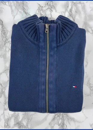 Sweat/Pull Full Zip Tommy Hilfiger Bleu marine / Col camionneur / Logo brodé / Taille S Homme, marke: Tommy Hilfiger, zustand: Sehr gut, größe: S, 25,00 €, 26,95 € inklusive Vinted-Käuferschutz