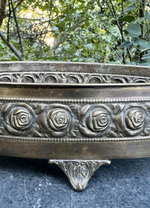 Grande jardinière argenté époque Art Nouveau, brand: jardinière argenté années 1890, condizioni: Buone, €75.00, €79.45 include la Protezione acquisti Pro