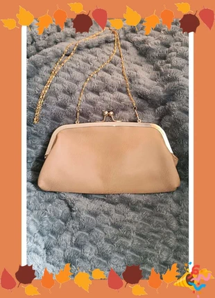 Pochette vintage rare - beige et doré très bon état, marca: Vintage Dressing, estado: Muy bueno, 19,00 €, 20,65 € Protección al comprador incluida