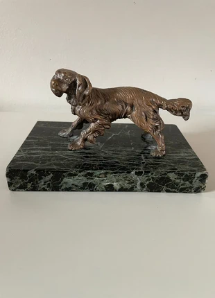 Elegante Scultura Cane da Caccia in Bronzo su Base Marmo Verde - Charme Vintage, marke: Collezione, zustand: Gut, 50,00 €, 53,20 € inklusive Vinted-Käuferschutz