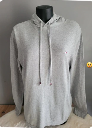 sweat à capuche gris en coton Tommy Hilfiger taille L, brand: Tommy Hilfiger, condition: Very good, size: L, €18.00, €19.60 includes Buyer Protection