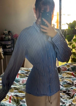 Blue shirt, marque: H&M, état: Neuf sans étiquette, taille: S / 36 / 8, 4,00 €, 4,90 € Protection acheteurs incluse