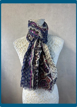 Écharpe imprimée colorée à motifs – Lot MI30, brand: Pedro del Hierro, condition: Very good, €7.60, €8.68 includes Buyer Protection Pro