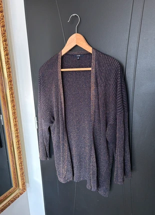 Gilet bleu à paillettes dorée taille L Kiabi, marca: Kiabi, estado: Novo sem etiquetas, tamanho: L / 40 / 12, €3.00, €3.85 inclui Proteção do Comprador