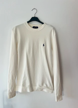 Sudadera blanca de algodón M, condizioni: Ottime, taglia: M / IT 42 / EU 38, €16.00, €17.50 include la Protezione acquisti