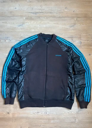 Veste Adidas Vintage 3 Stripes Full Zip Noir/Bleu - Taille XL, brand: adidas, condition: Very good, size: XL, €20.00, €21.70 includes Buyer Protection