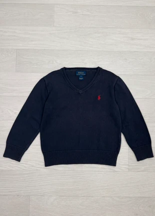 Pull col V Ralph Lauren bleu marine en coton – taille 5 ans, brand: Ralph Lauren, condition: Very good, size: 5 years / 110 cm, €25.00, €26.95 includes Buyer Protection Pro