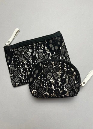 Black Lace Mini Bag Duo | Elegant & Feminine, brand: Vintage Dressing, condizioni: Ottime, €12.95, €14.30 include la Protezione acquisti